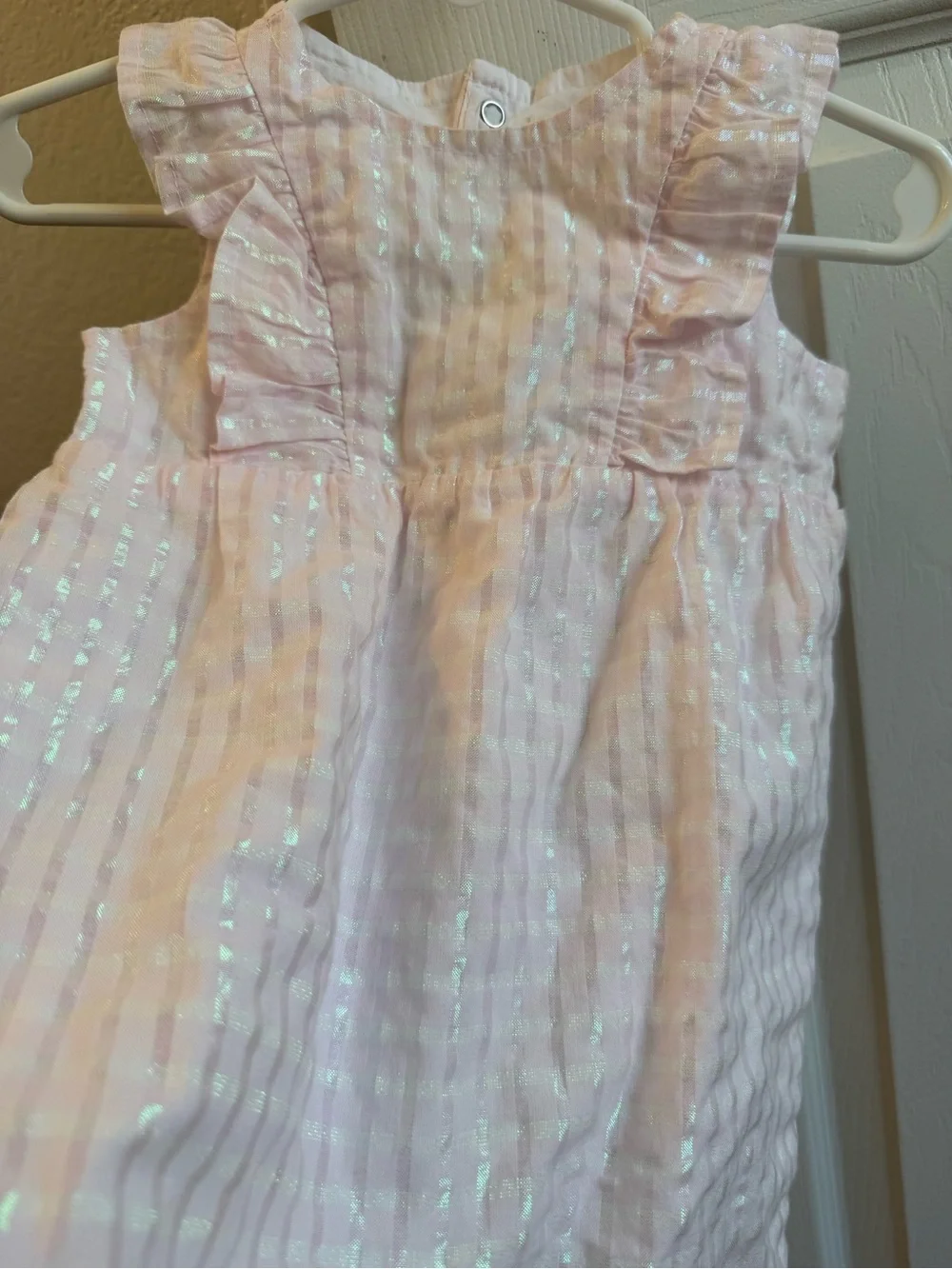 Cat & Jack Light Pink Ruffle Romper